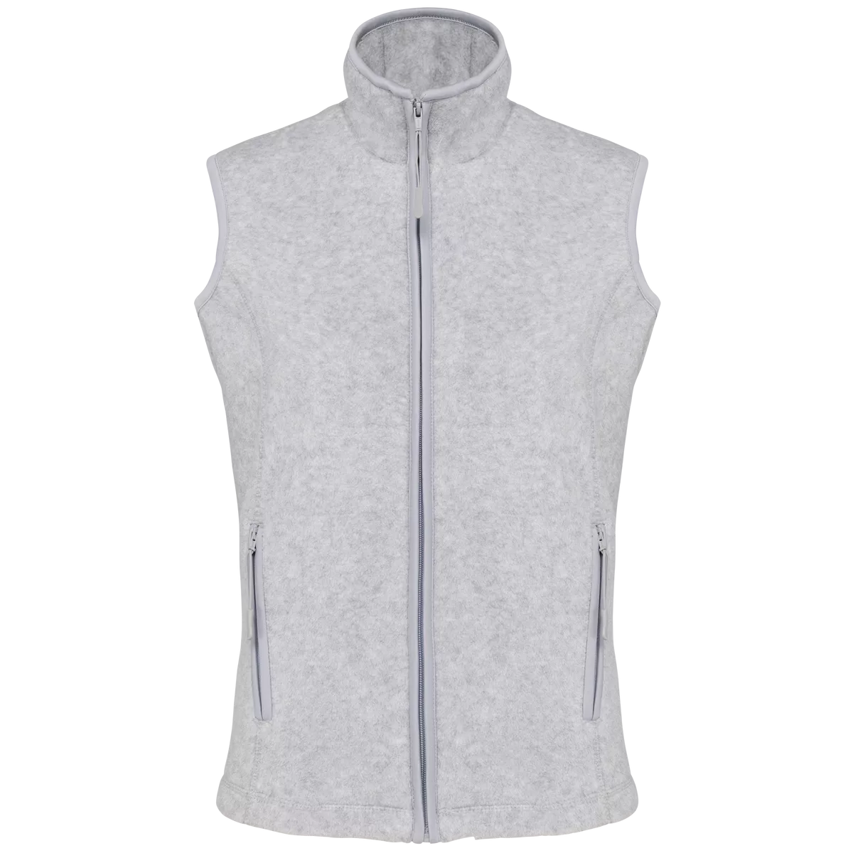 Bodywarmer van microfleece dames Ash Heather