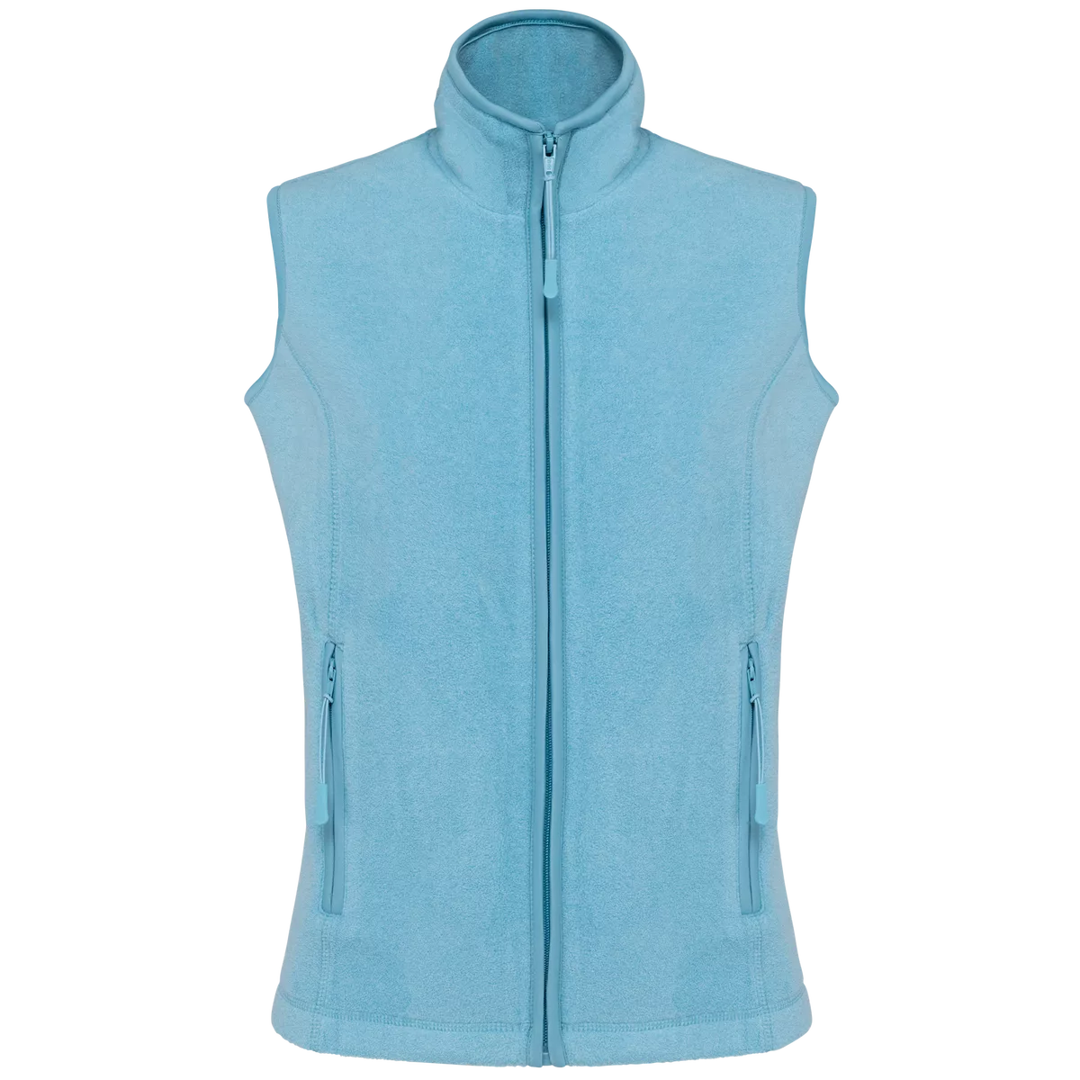 Bodywarmer van microfleece dames Cloudy blue heather