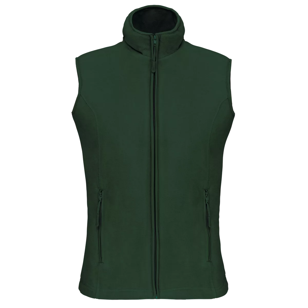 Bodywarmer van microfleece dames Forest Green