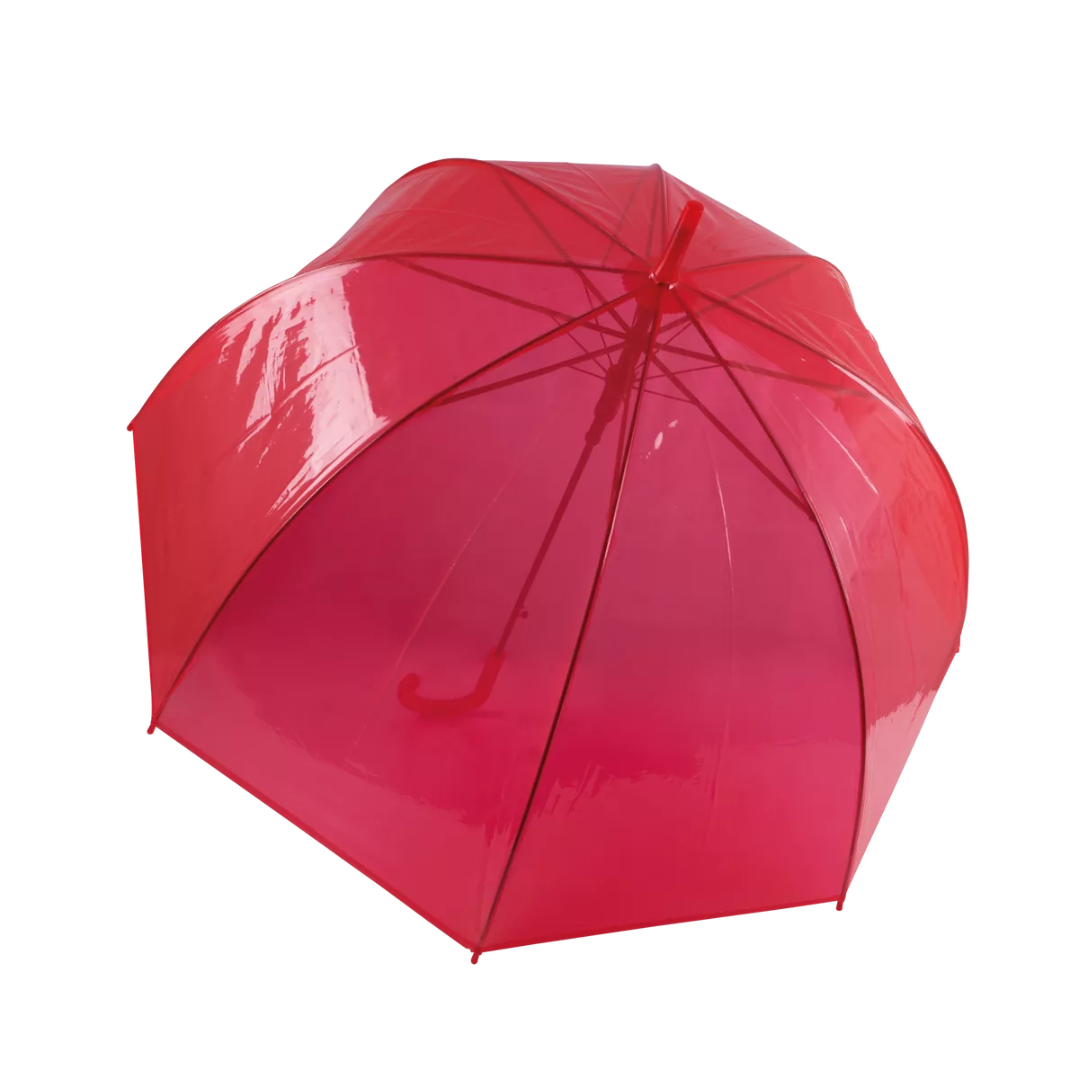 Transparante Paraplu Red