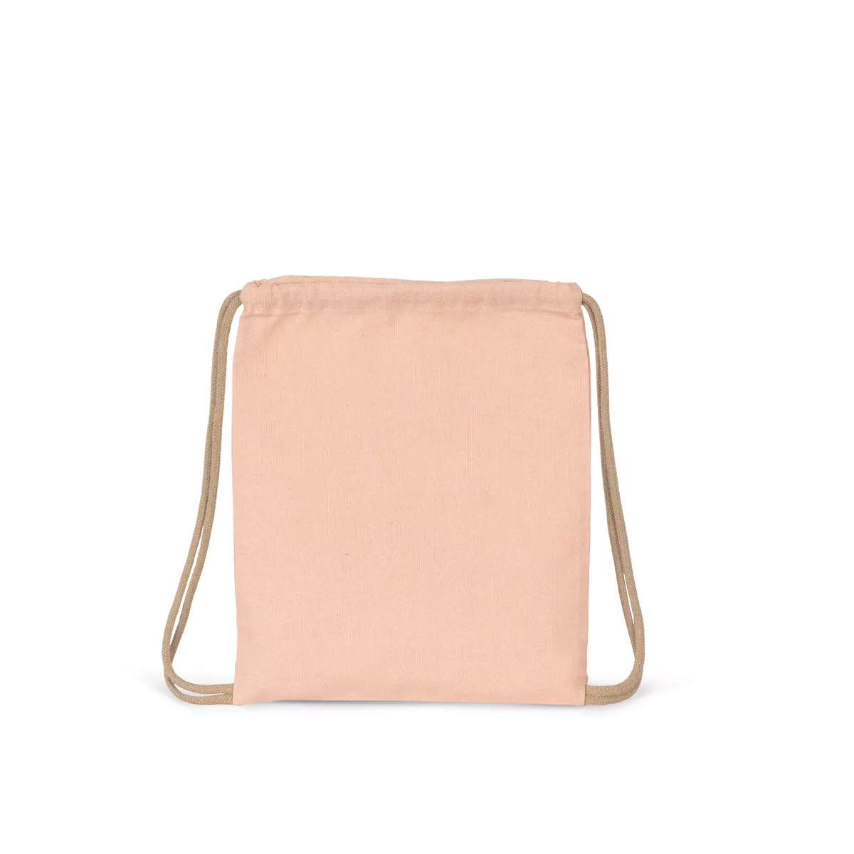 Gerecycled rugzakje met koordje – Kindermaat Salmon