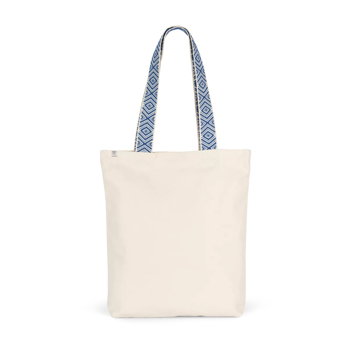 Gerecyclede shopper Ecume / Ethnic Blue