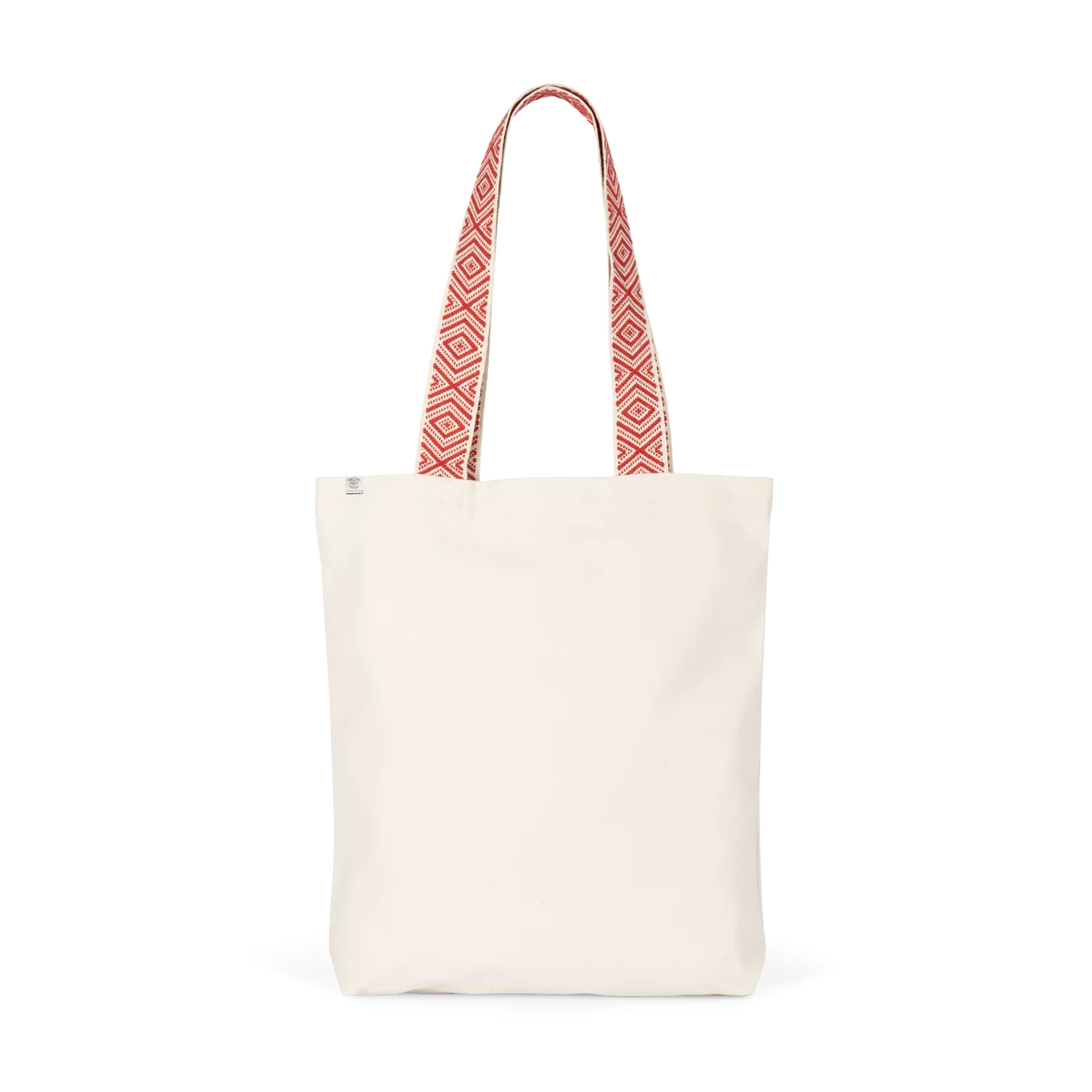 Gerecyclede shopper Ecume / Ethnic Red