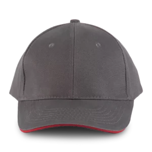 Slate Grey / Red