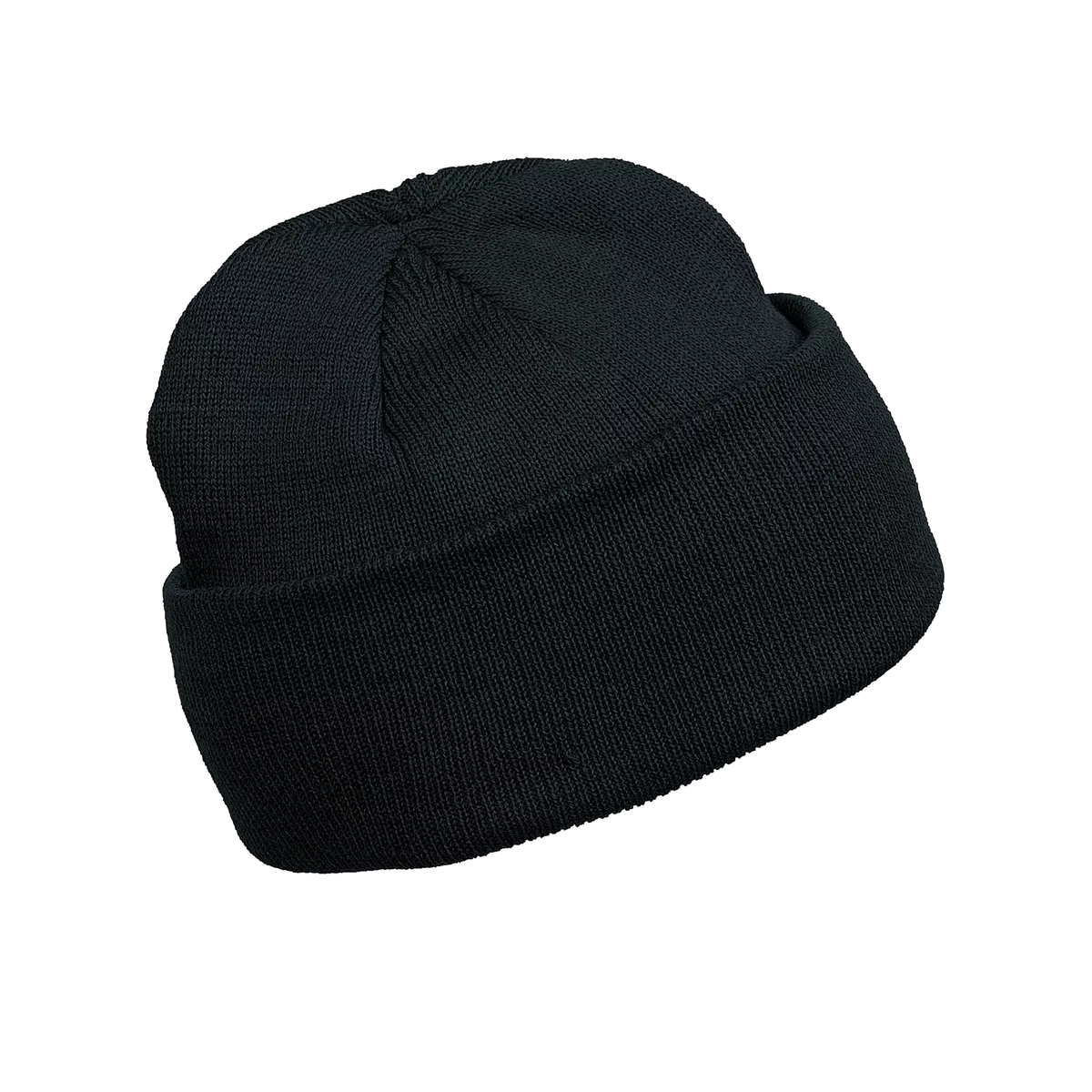 Gebreide muts Black