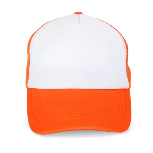 White / Vermillon Orange
