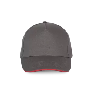 Slate Grey / Red