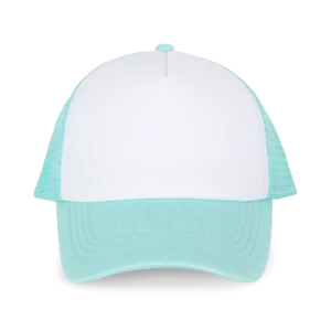 White / Pastel Cyan