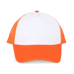 White / Vermillon Orange