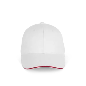 White / Hibiscus Red