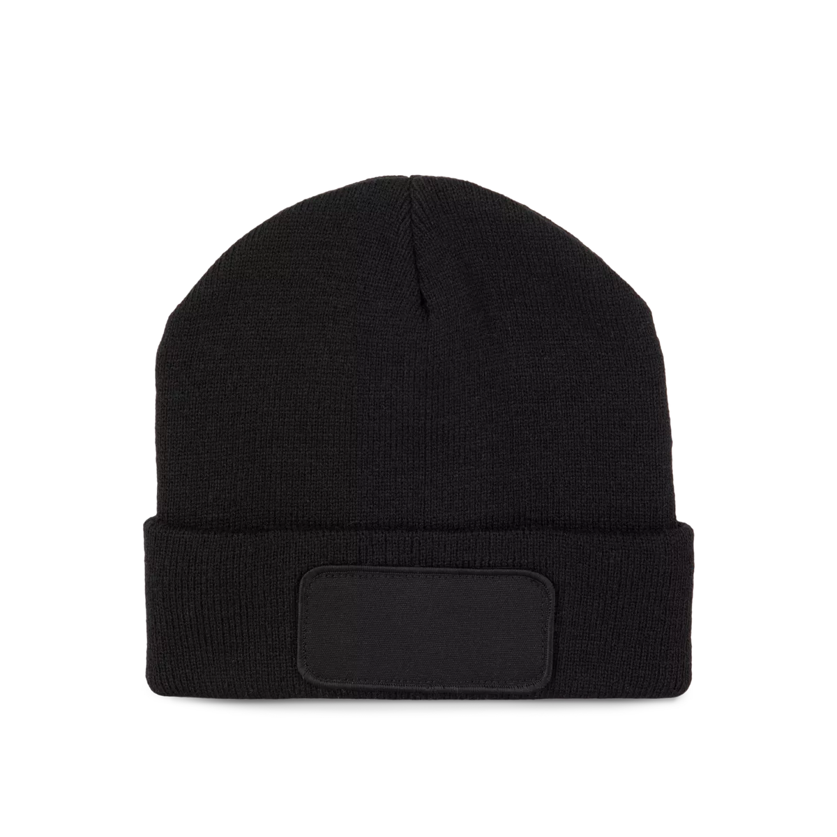 Gerecyclede muts met patch en Thinsulate™-voering Black