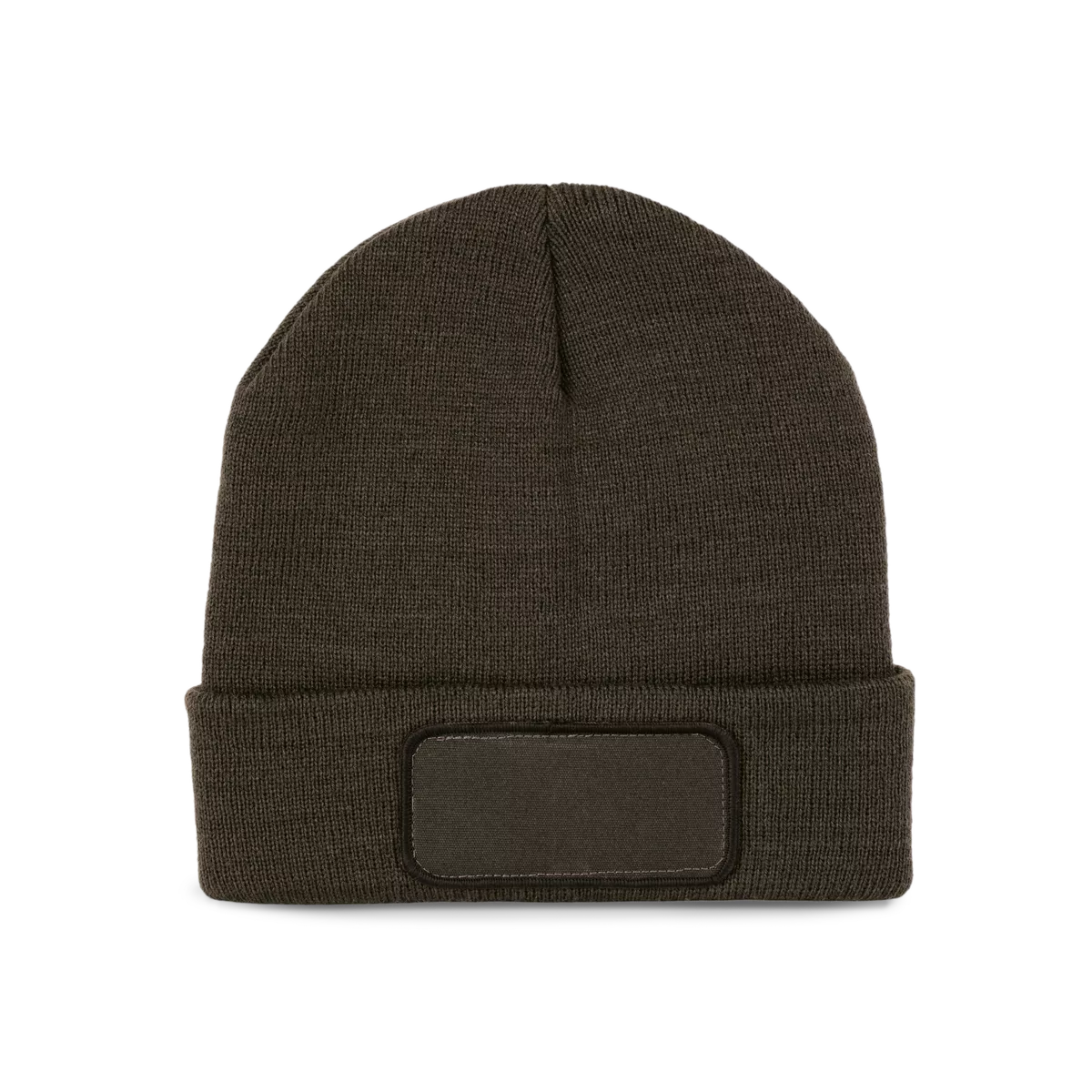 Gerecyclede muts met patch en Thinsulate™-voering Dark Khaki