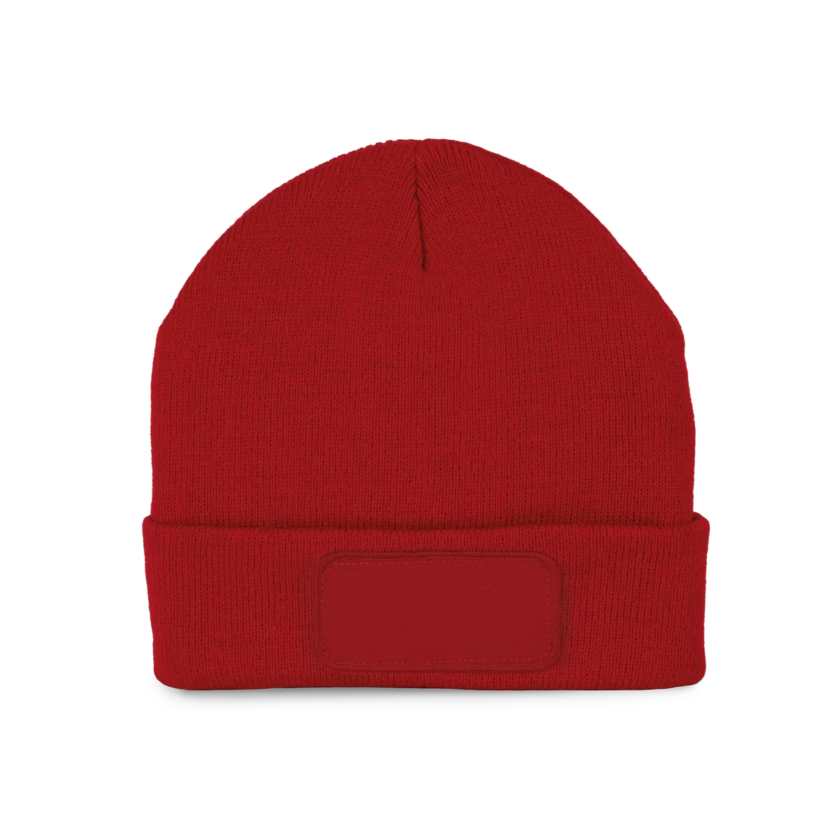 Gerecyclede muts met patch en Thinsulate™-voering Red