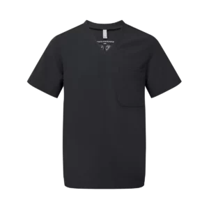 Stretch tuniek met korte mouwen voor heren Black