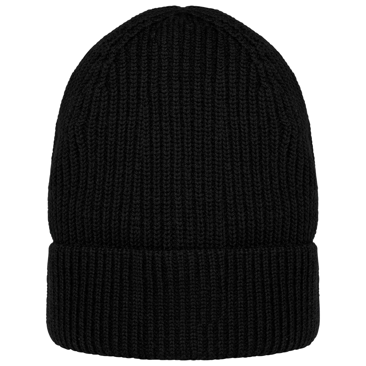 Ecologische uniseks muts van merinoswol Black
