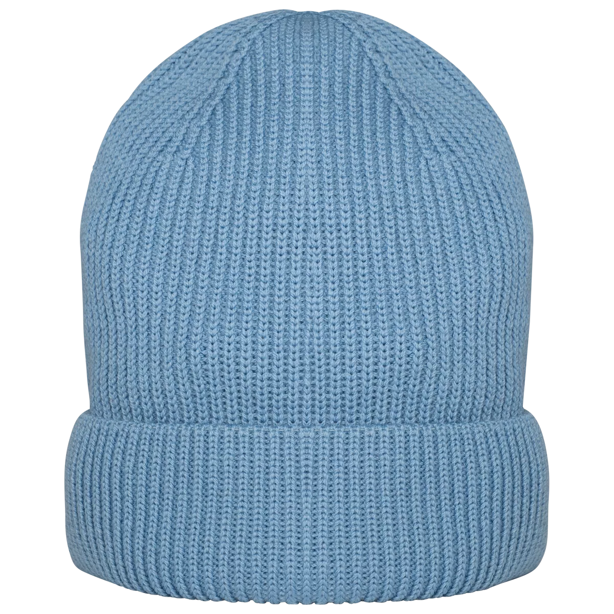 Ecologische uniseks muts van merinoswol Cool Blue
