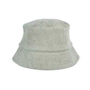 Ecologische uniseks bucket hat in badstof Almond Green