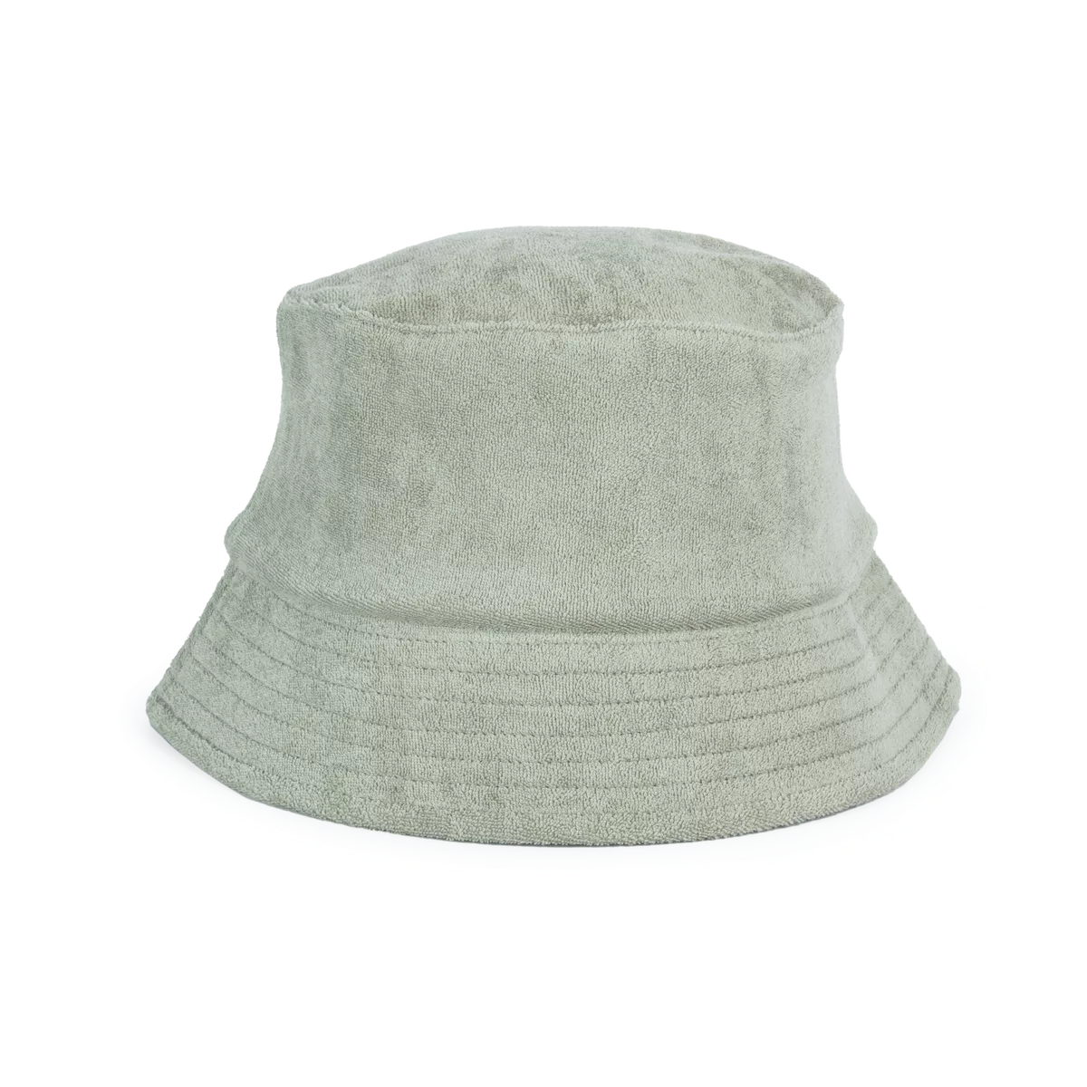 Ecologische uniseks bucket hat in badstof Almond Green