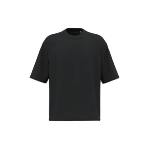 Duurzaam uniseks T-shirt met oversized fit Black