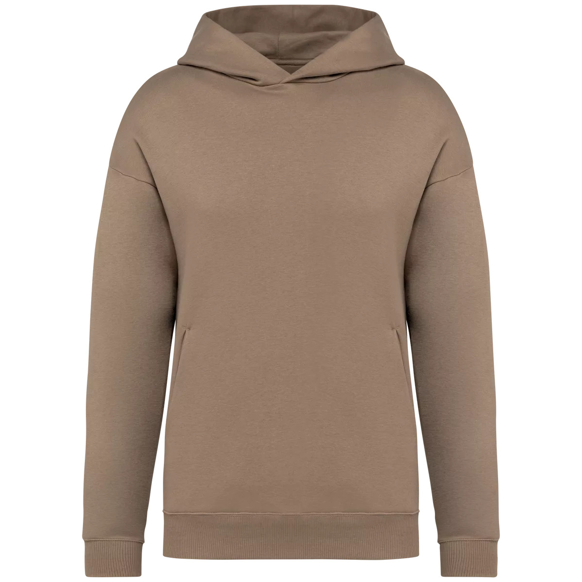 Ecologische uniseks oversized sweater met capuchon Driftwood