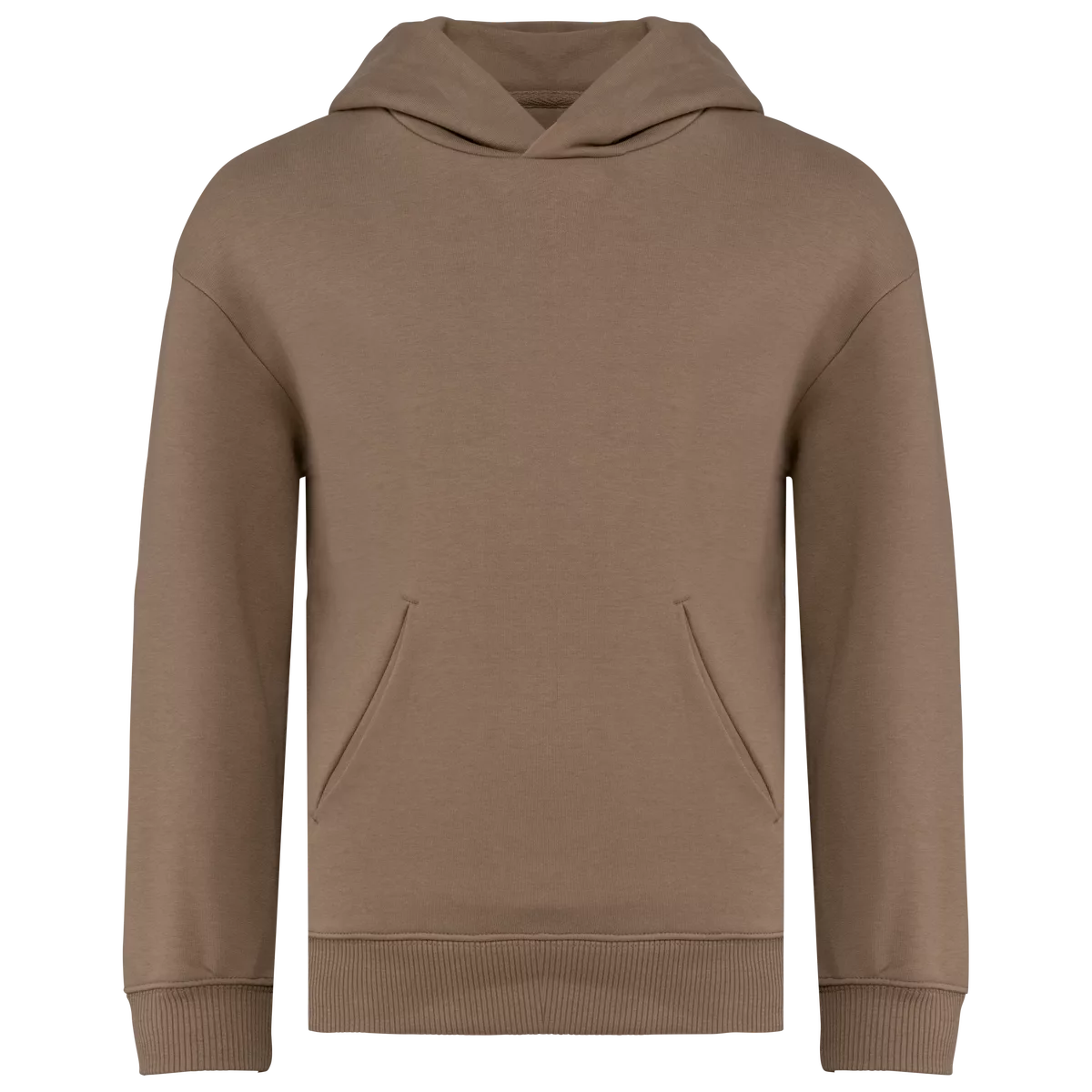 Ecologische oversized kindersweater met capuchon Driftwood