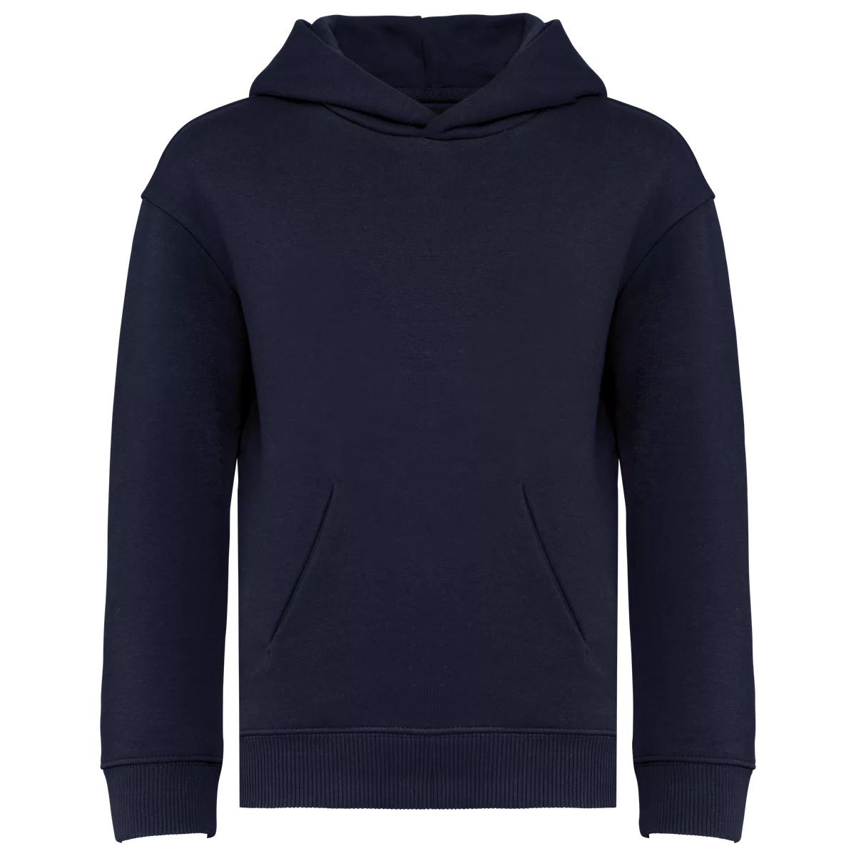 Ecologische oversized kindersweater met capuchon Navy Blue