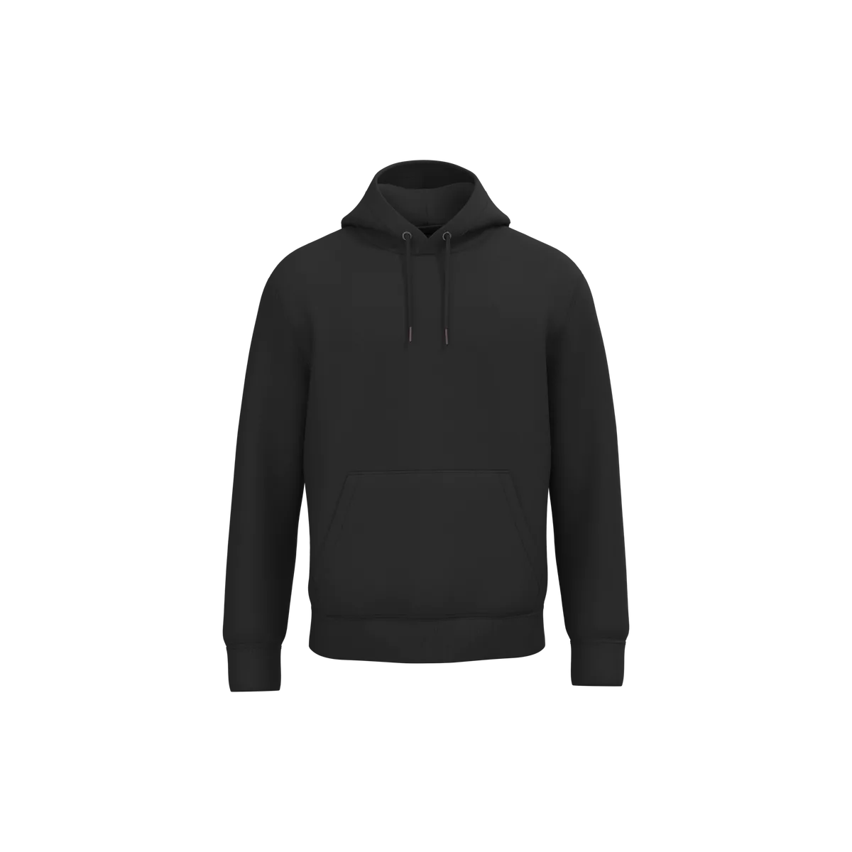 Ecologische uniseks sweater met capuchon Black