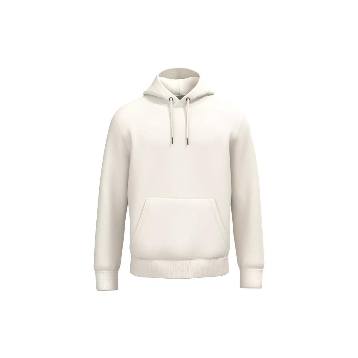 Ecologische uniseks sweater met capuchon Ivory