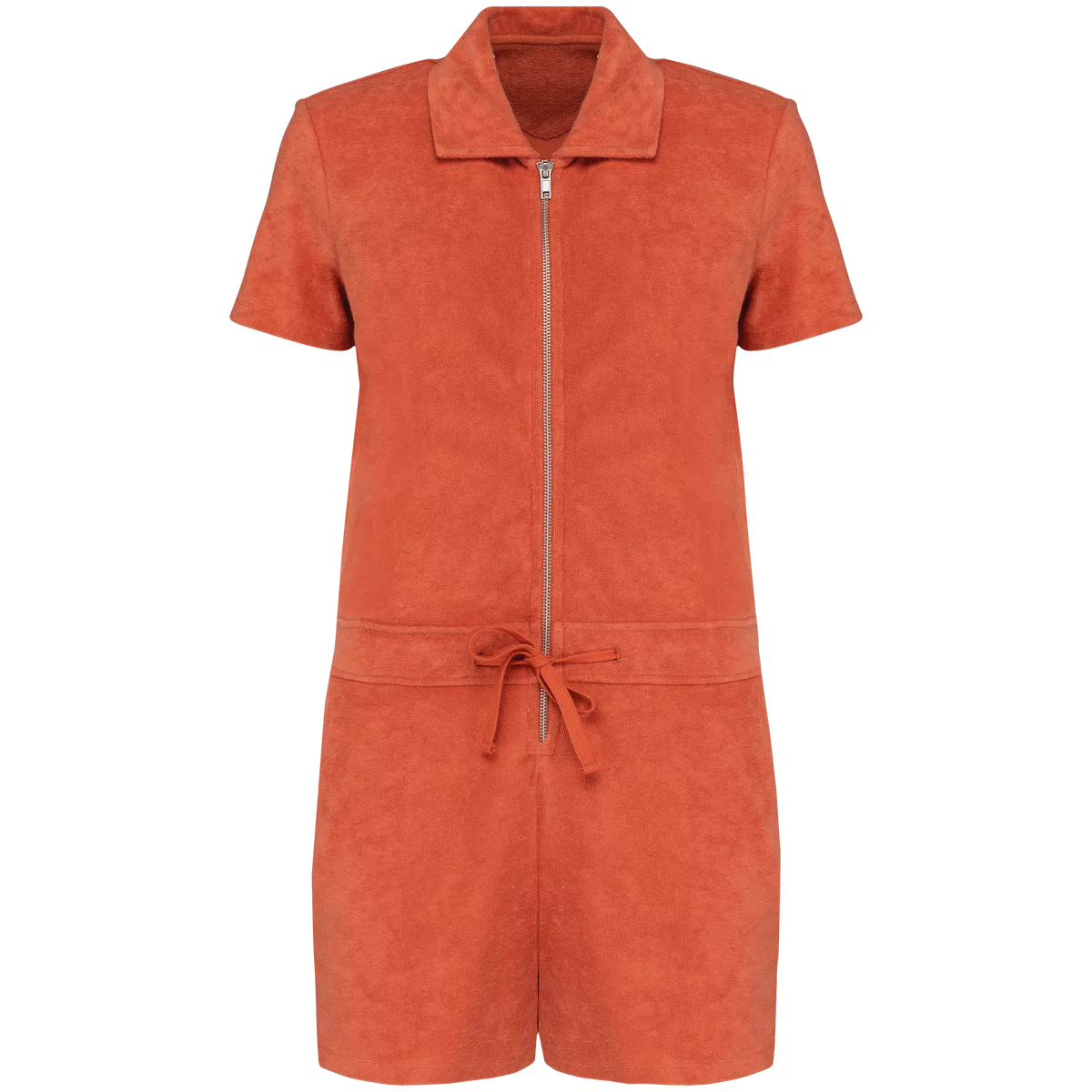 Ecologisch badstof jumpsuit voor dames Pomelo
