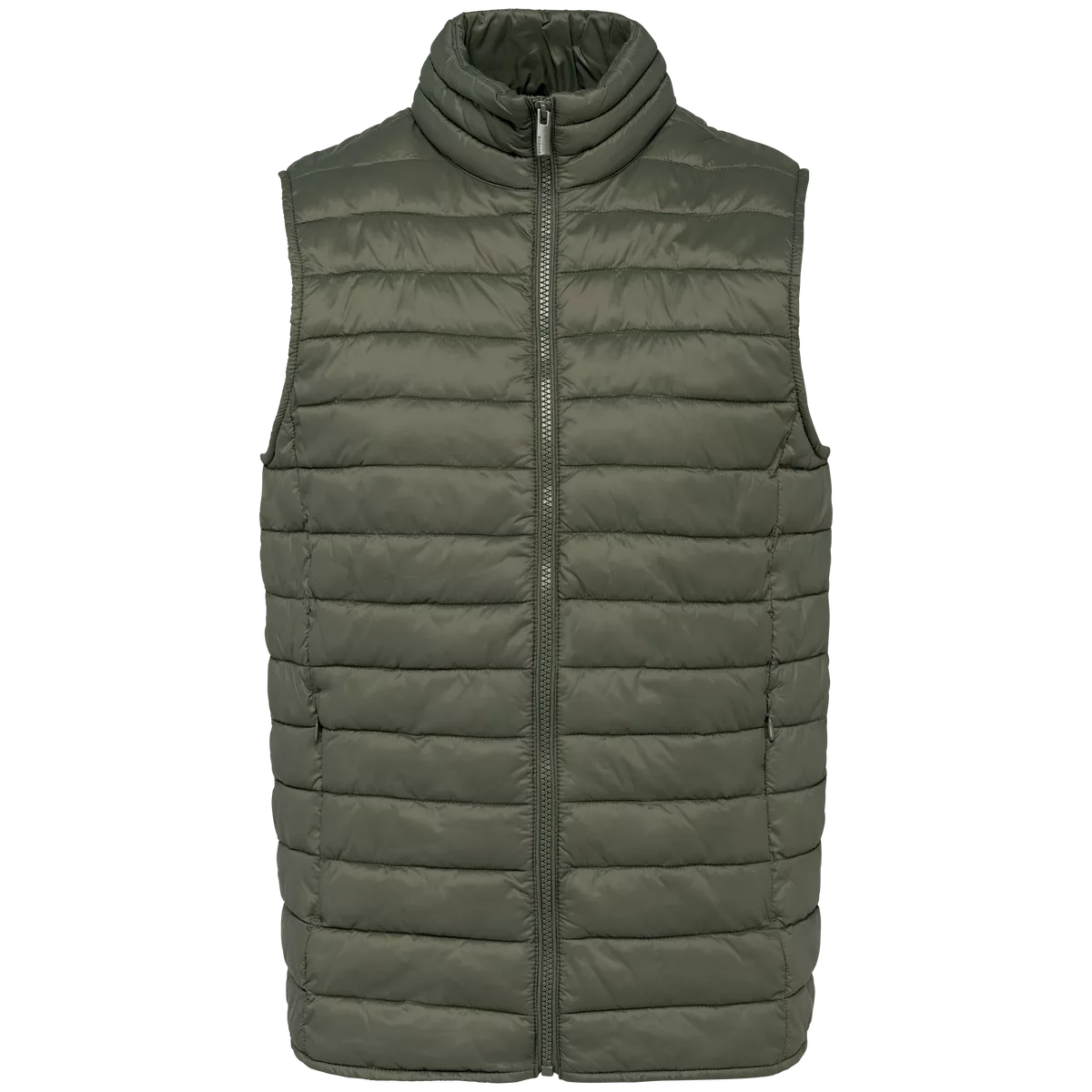 Ecologische lichte bodywarmer voor heren Organic Khaki