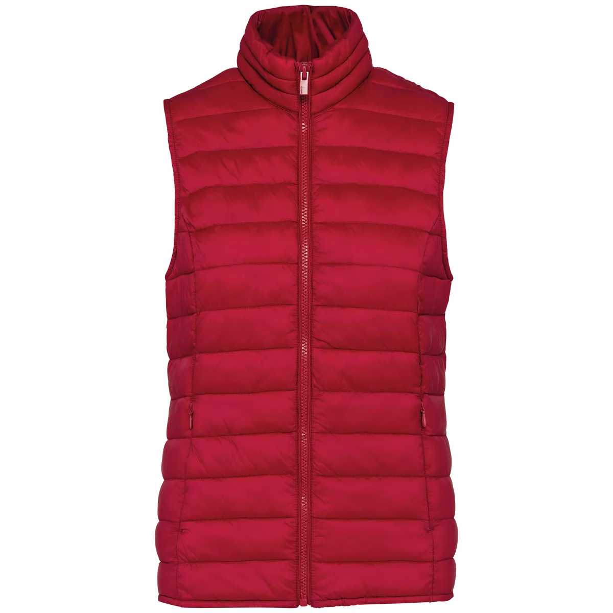 Ecologische lichte bodywarmer voor dames Hibiscus Red