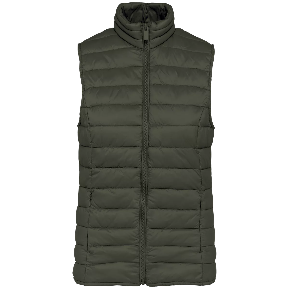 Ecologische lichte bodywarmer voor dames Organic Khaki