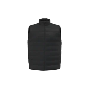 Duurzame gewatteerde herenbodywarmer Black