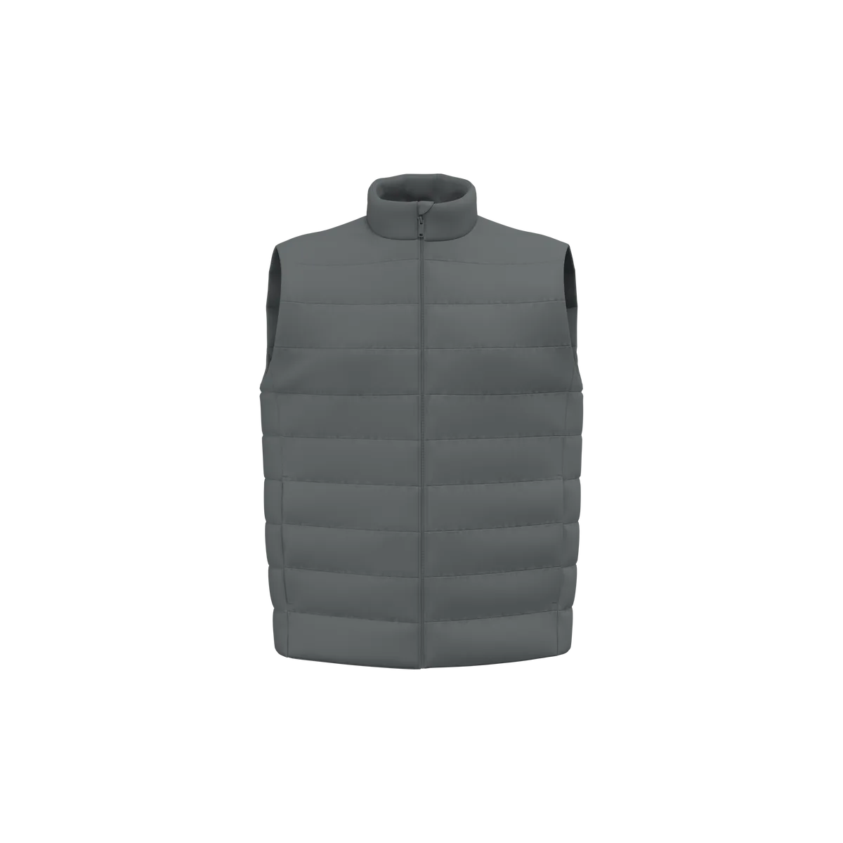 Duurzame gewatteerde herenbodywarmer Iron Grey