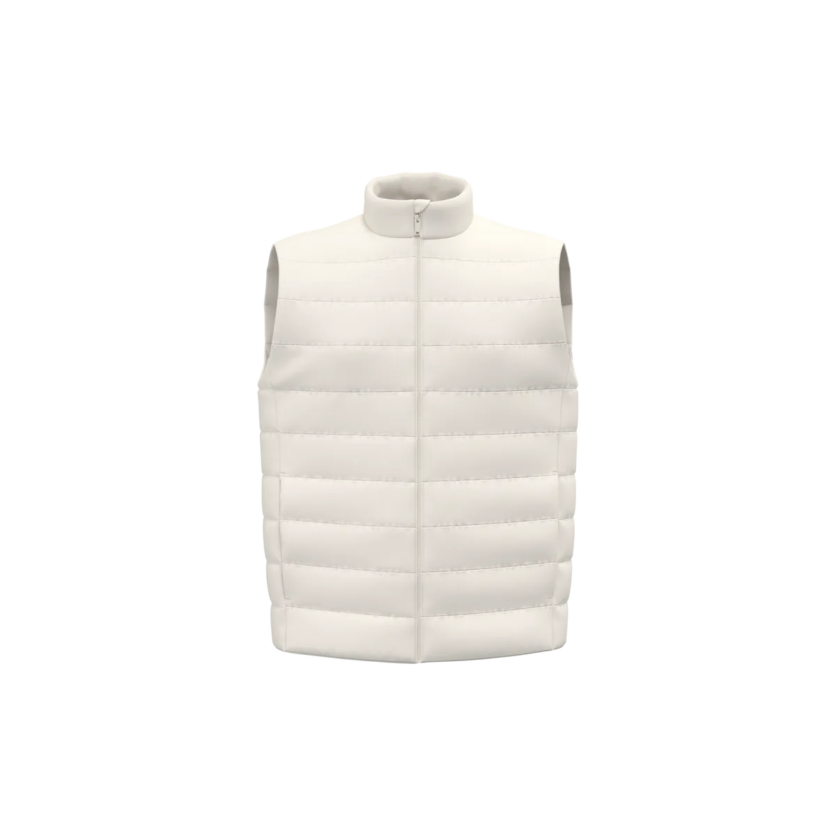 Duurzame gewatteerde herenbodywarmer Ivory