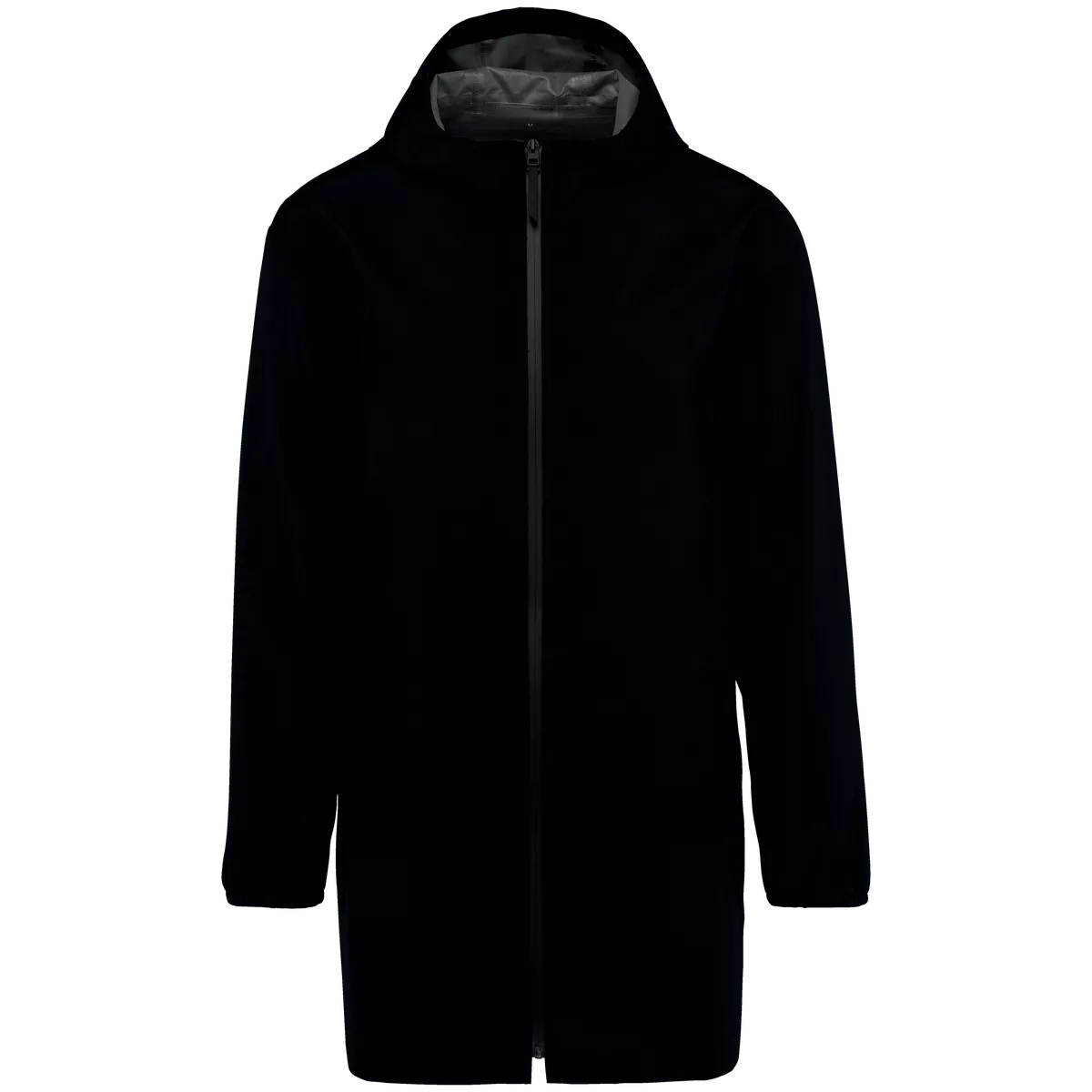 Ecologisch waterdicht uniseks jasje Black