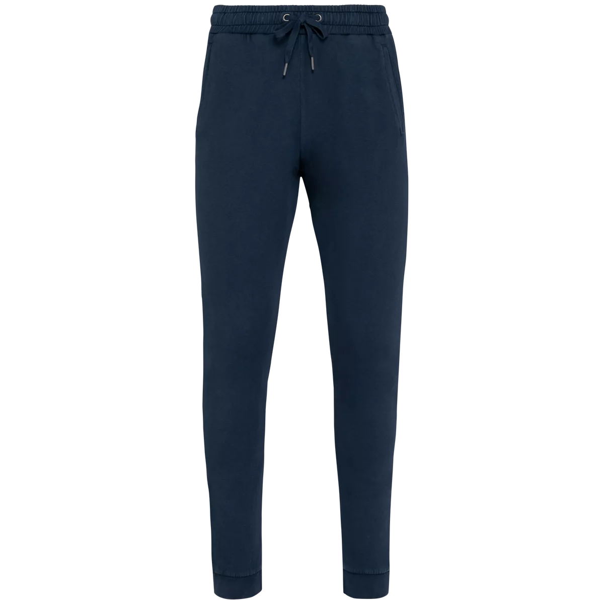 Ecologische uniseks jogging French Terry Washed Navy Blue