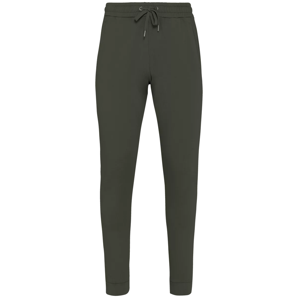 Ecologische uniseks jogging French Terry Washed Organic Khaki