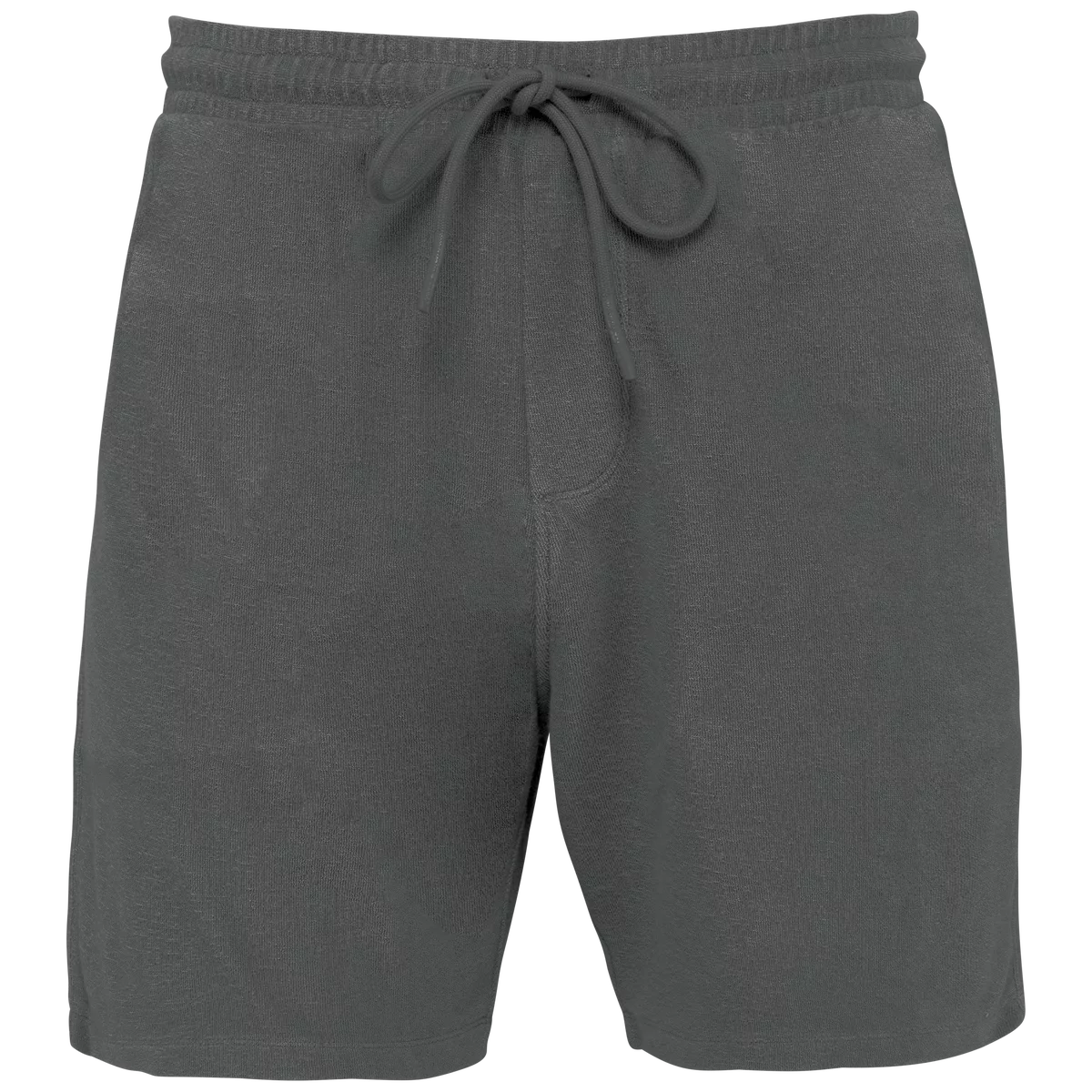 Ecologische badstof herenshort Iron Grey