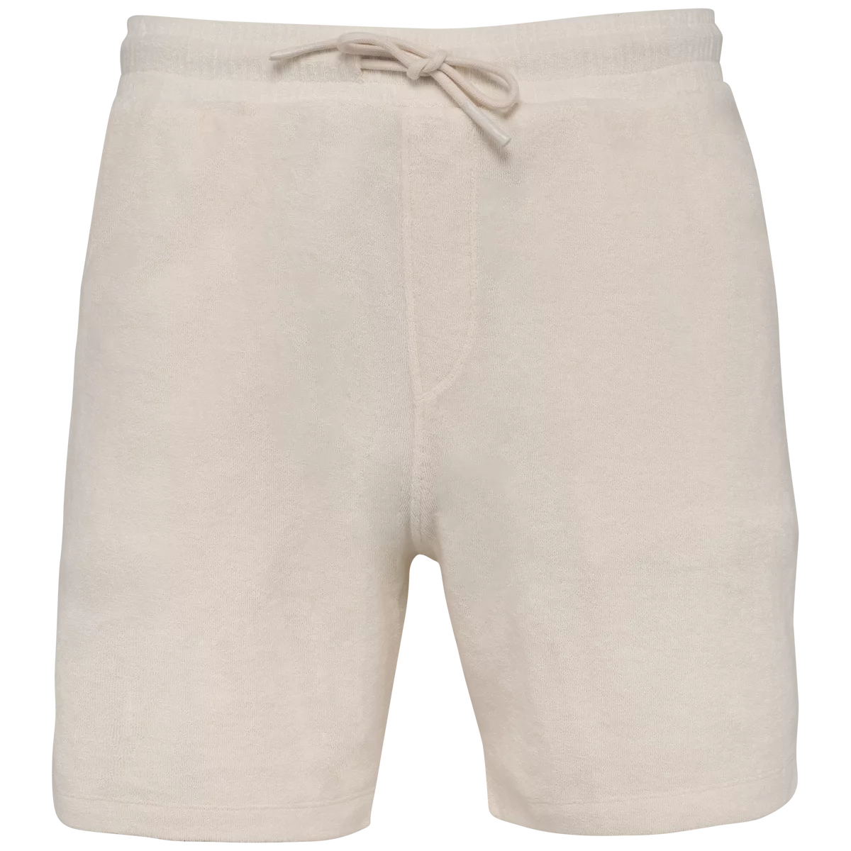Ecologische badstof herenshort Ivory