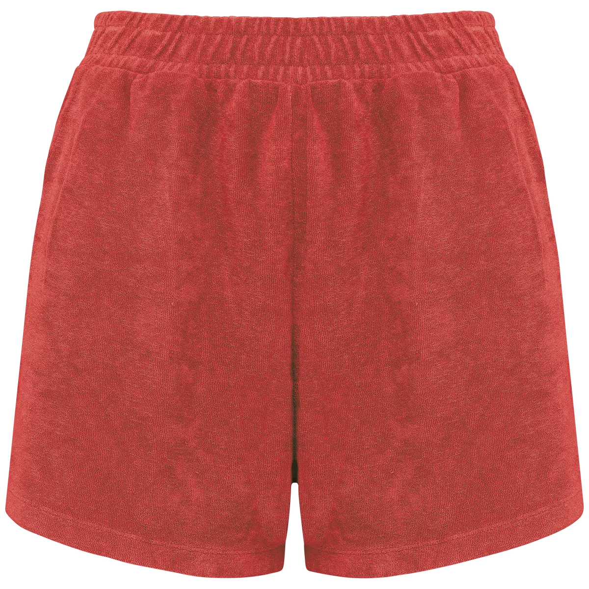 Ecologische badstof damesshort Paprika