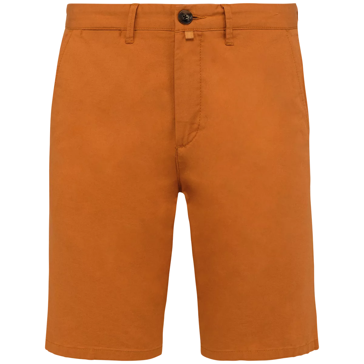 Ecologische chinobermuda heren Brown Sugar