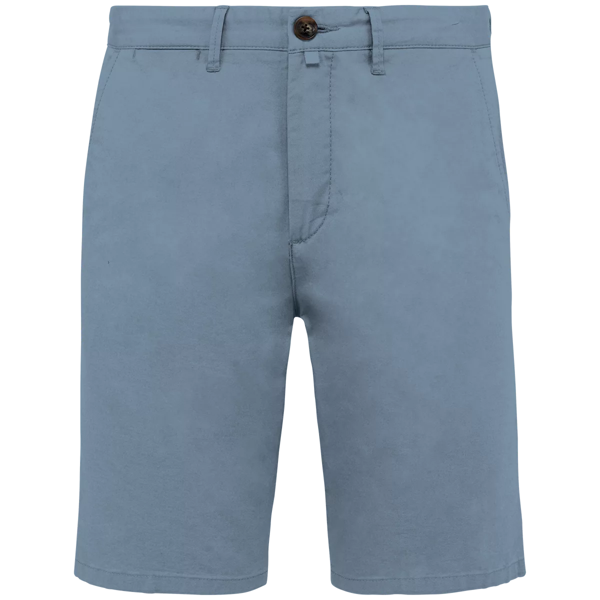 Ecologische chinobermuda heren Cool Blue