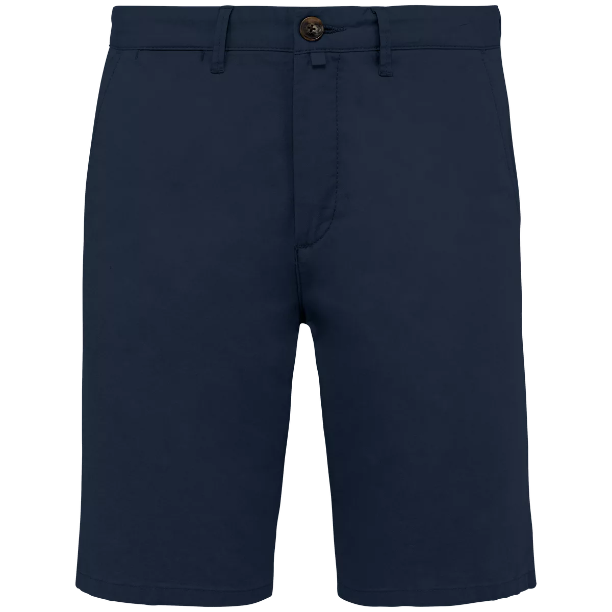 Ecologische chinobermuda heren Navy Blue