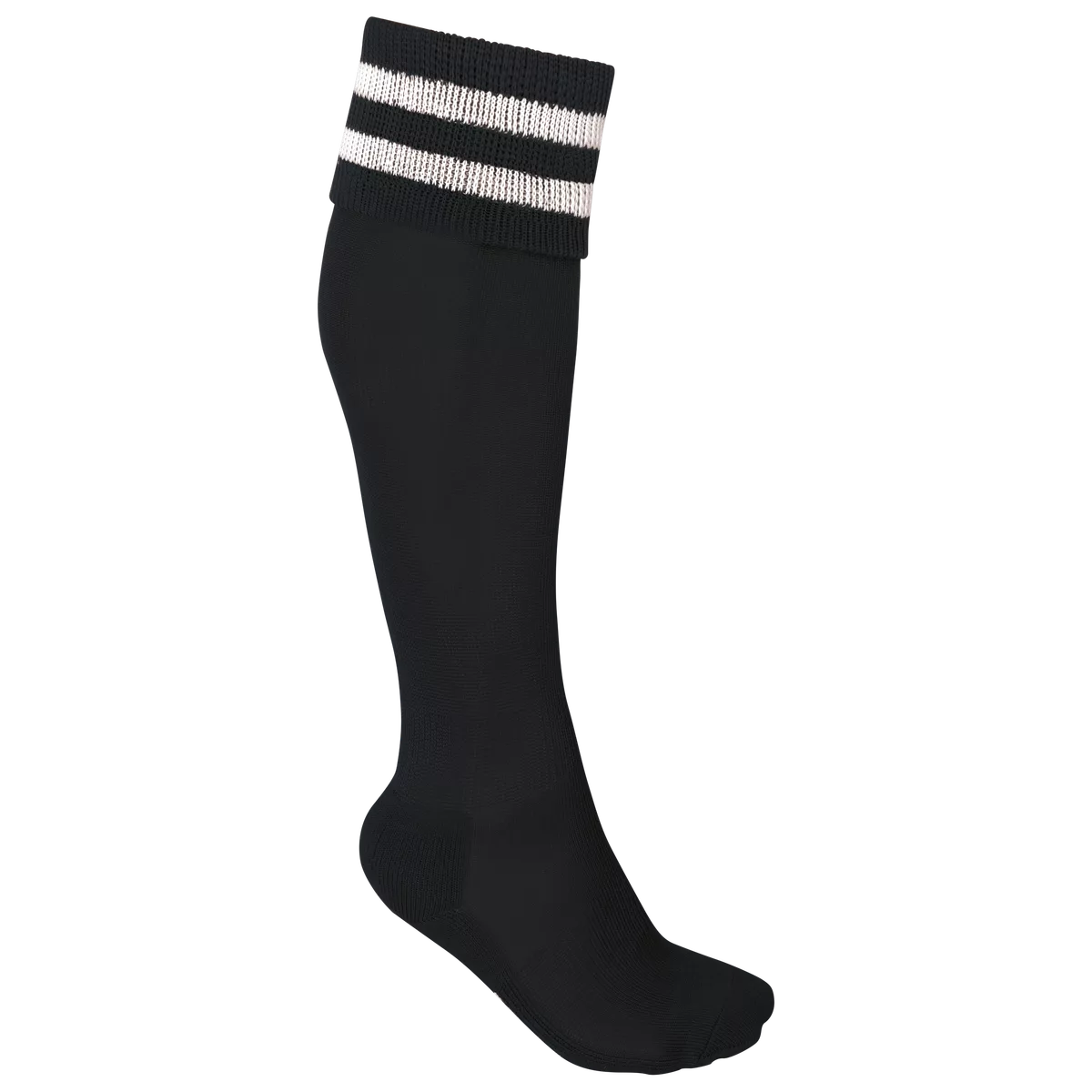 Sportsokken Met Contraststrepen Black / White