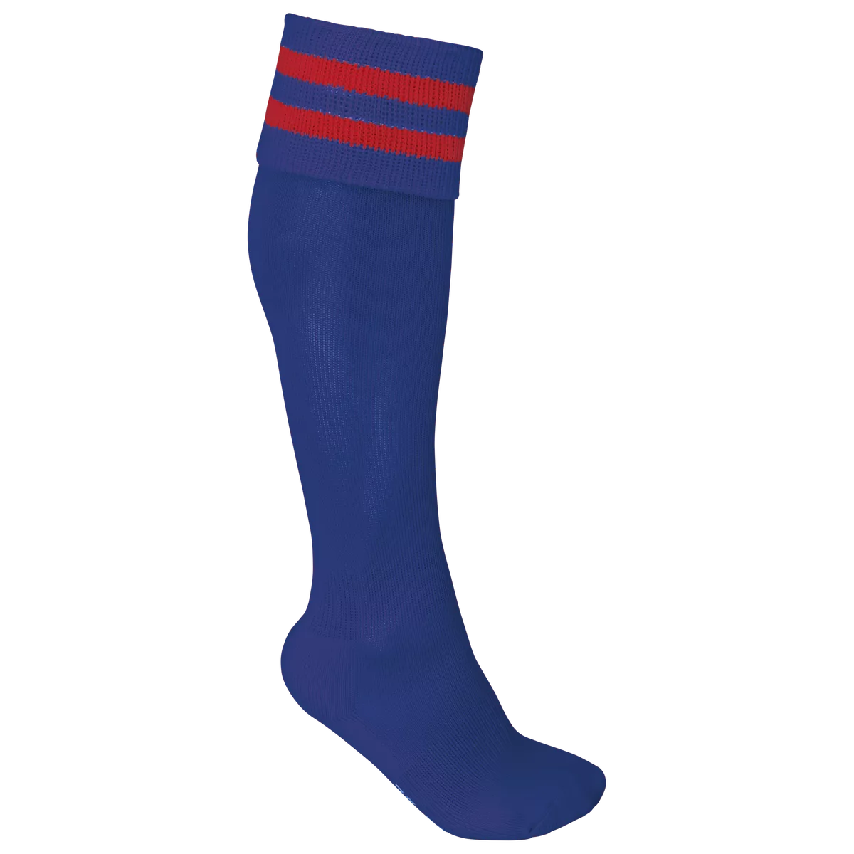 Sportsokken Met Contraststrepen Dark Royal Blue / Sporty Red