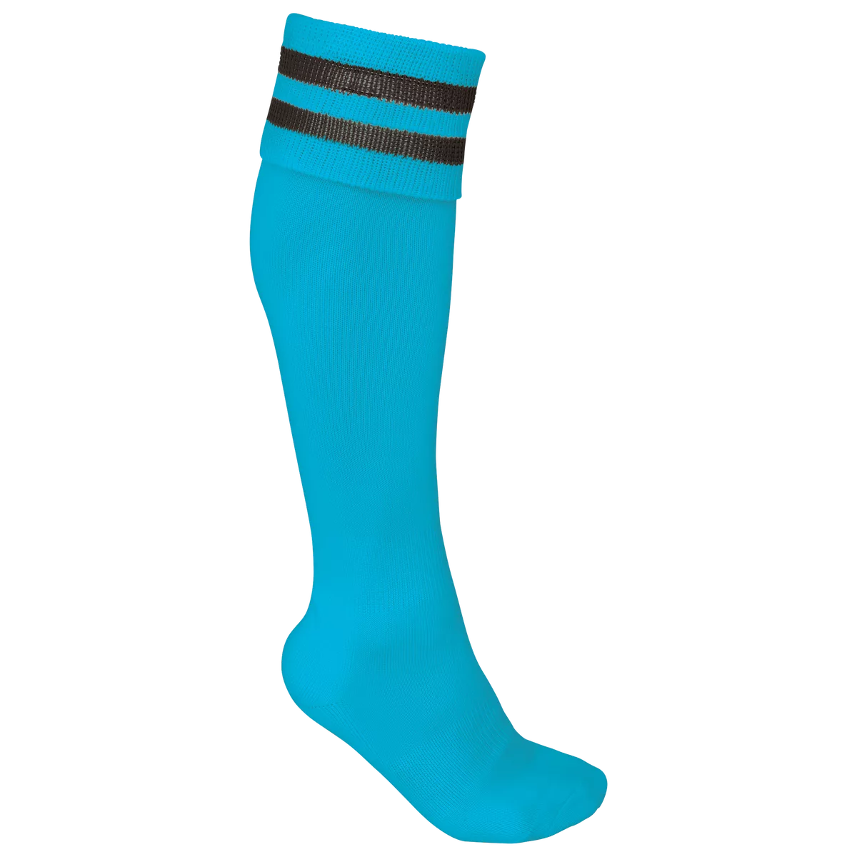 Sportsokken Met Contraststrepen Light Turquoise / Dark Grey