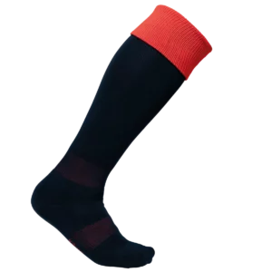 Tweekleurige sportsokken Black / Sporty Red