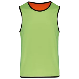 Omkeerbaar trainingshesje Lime / Spicy Orange