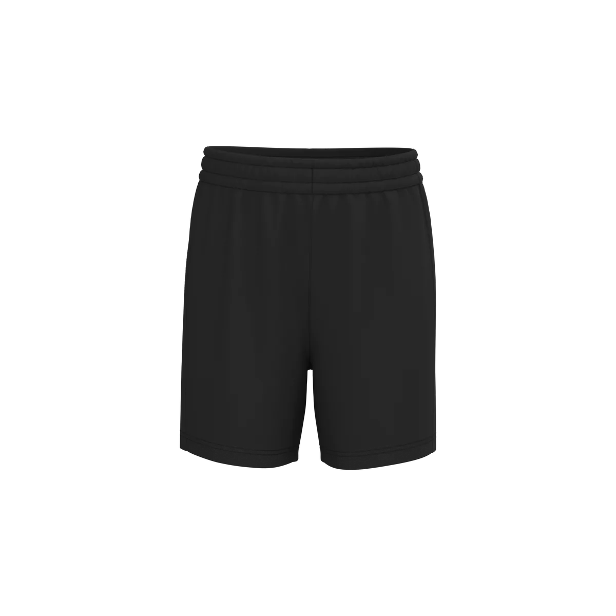 Sportshort van polyester voor kinderen Black